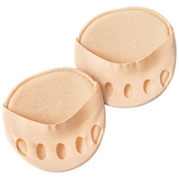 Netscroll Mehke blazinice za prste na nogah brez konic, udobna hoja, zračne in blažilne, za sandale, pete in odprte čevlje, neopazne v uporabi, 1 par bež, Pads