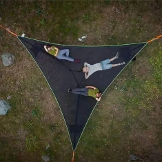 Smania Viseča mreža za več oseb (4 x 4 x 4 m) HammockMax | Prenosna viseča mreža | Družinska viseča mreža