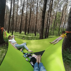 Smania Viseča mreža za več oseb (4 x 4 x 4 m) HammockMax | Prenosna viseča mreža | Družinska viseča mreža