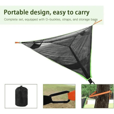 Smania Viseča mreža za več oseb (4 x 4 x 4 m) HammockMax | Prenosna viseča mreža | Družinska viseča mreža
