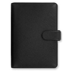 Filofax Dnevnik Saffiano, A6, črn