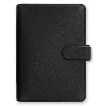 Filofax Dnevnik Saffiano, A6, črn