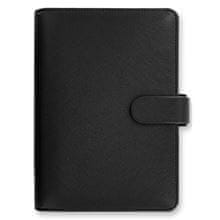Filofax Dnevnik Saffiano, A6, črn