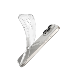 Onasi Silikonski ovitek ANTISHOCK za iPhone 17 - prozoren