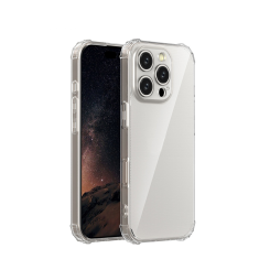 Onasi Silikonski ovitek ANTISHOCK za iPhone 17 - prozoren
