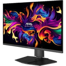MSI Zaslon MAG 273QP QD‑OLED X24 / 27" / WQHD / 240Hz / 0.03ms (GtG) / črn - nastavljiv po višini
