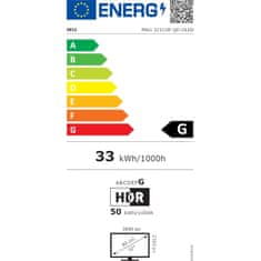 MSI Zaslon MAG 321CUP QD-OLED 31.5" / UHD / 165Hz / 0,03ms MPRT / črn - nastavljiv po višini - PD 15W