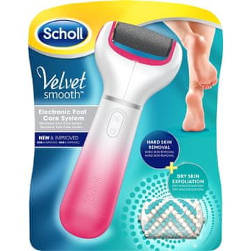 Scholl Električna pilica Velvet Smooth in izjemno groba glava