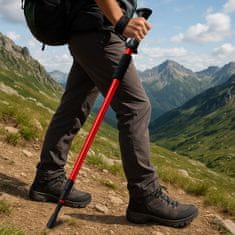 Aga Treking palice AntiShock 61–135 cm Rdeča