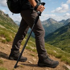 Aga Treking palice AntiShock 61–135 cm Črna