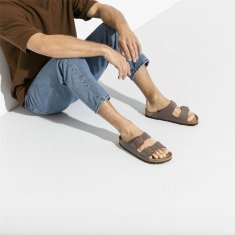 Birkenstock Japanke rjava 36 EU Arizona Birkoflor Nubuck Mocha Narrow