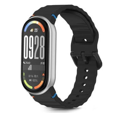 Tech-protect Silicone Sport pašček za Xiaomi Smart Band 8 / 9 / 10, black