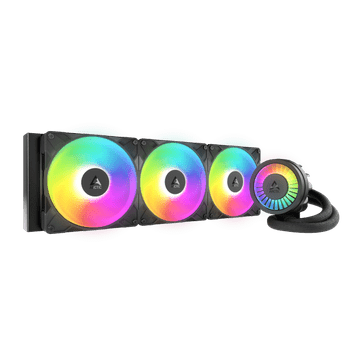 Arctic LIQUID FREEZER III PRO 420mm A-RGB vodno hlajenje za INTEL/AMD procesorje (črn)