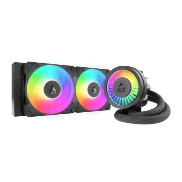 Arctic LIQUID FREEZER III PRO 240mm A-RGB vodno hlajenje za INTEL/AMD procesorje (črn)