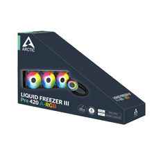 Arctic LIQUID FREEZER III PRO 420mm A-RGB vodno hlajenje za INTEL/AMD procesorje (črn)