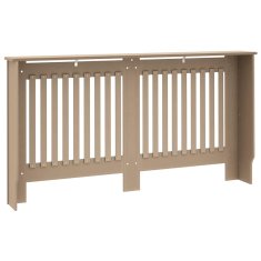 Vidaxl Pokrov za radiator 152x19x81,5 cm MDF