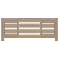 Vidaxl Pokrov za radiator MDF 205 cm