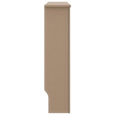 Vidaxl Pokrov za radiator 112x19x81,5 cm mediapan