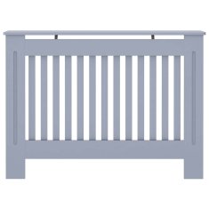 Vidaxl Pokrov za radiator antraciten 112x19x81,5 cm mediapan