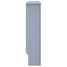Vidaxl Pokrov za radiator antraciten 112x19x81,5 cm mediapan