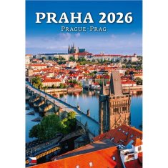 Stenski koledar 2026 Praga