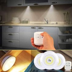 Smania LED luči za pohištvo ShineBright – hladna svetloba (8 LED luči) | Nastavljiva LED svetilka
