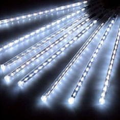 Smania LED luči z učinkom meteorskega dežja Blaze - Bela (8×) | Praznične LED luči | LED svetlobni dekor