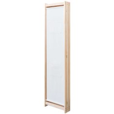 Vidaxl Paravan 3-delni blago 120x170x4 cm krem