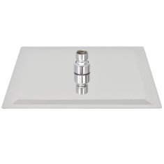 Vidaxl Glava za Tuš Nerjaveče Jeklo 25x25 cm Kvadratna