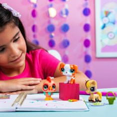 HASBRO Littlest Pet Shop #163-165 Komplet 3 figuric živali + dodatki, premične zbirateljske figurice 3+ 