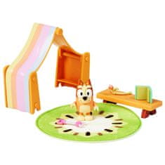 sarcia.eu Bluey in Bingo KOMPLET Playroom figuric, figurice za otroke za igro, PREMIKLJIVE DELE 3+ 