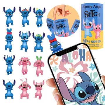 Disney Sonny Angel STITCH Mini otroška lutka, SAMOLEPILNA figurica ZA TELEFONU, skrivnostna škatla