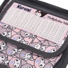 HELLO KITTY Hello Kitty Kuromi DVOJNI svinčnik brez dodatkov za dekleta, ZLOŽLJIV šolski peresnik 