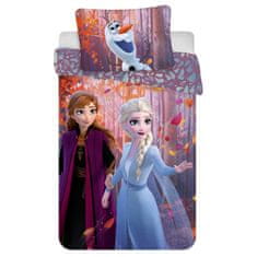 Disney DISNEY Frozen DVOJNA STRAN, otroška posteljnina, zadrga, 100% BOMBAŽ 140x200+70x90 cm OEKO-TEX
