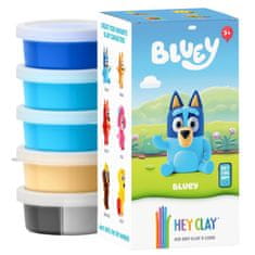 HEY CLAY Hey Clay Bluey Modelirna masa za otroke + dodatki, modelirna glina, penasta masa 5 barv 3+ 