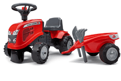 Falk Ferguson traktor poganjalec, s prikolico (241C)