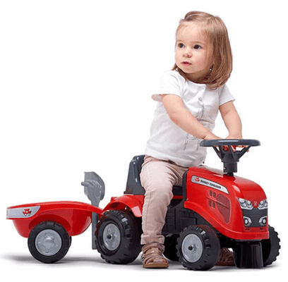 Falk Ferguson traktor poganjalec, s prikolico