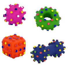 Igrača z bodicami piska 6-10 cm