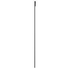 Vidaxl Drsna vrata ESG steklo in aluminij 76x205 cm črna