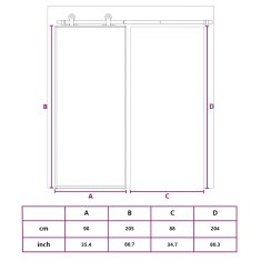 Vidaxl Drsna vrata ESG steklo in aluminij 90x205 cm bela