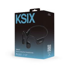 Ksix brezžične slušalke Astro Sport 2, kostna prevodnost, 7 h avtonomije, črne
