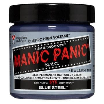 Manic Panic Manic Panic Blue Steel poltrajna barva za lase
