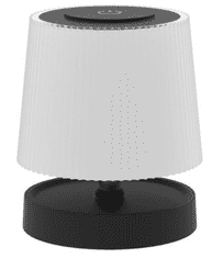 Platinet PTL45 Wavy brezžična namizna LED svetilka, USB-C, 28,5 x 10 cm, črno-bela