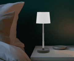 Platinet PTL45 Wavy brezžična namizna LED svetilka, USB-C, 28,5 x 10 cm, črno-bela