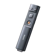 BASEUS Baseus Orange Dot večfunkcijski daljinski upravljalnik za predstavitve z laserskim kazalcem (siv)