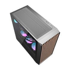 darkFlash Računalniška ohišje Darkflash DS900WD (črno) + 4 ventilatorji