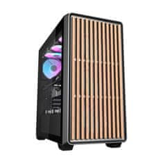 darkFlash Računalniška ohišje Darkflash DS900WD (črno) + 4 ventilatorji