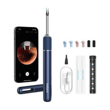 Bebird Otoskop Bebird Note 5 s kamero za čiščenje ušes (moder)