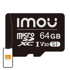 Imou Pomnilniška kartica Imou 64 GB microSD (UHS-I, SDXC, 10/U3/V30, 95/38)