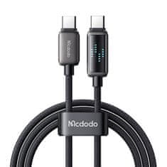 Mcdodo Kabel USB-C do USB-C Mcdodo CA-4250, 100 W, LED zaslon, 1,2 m